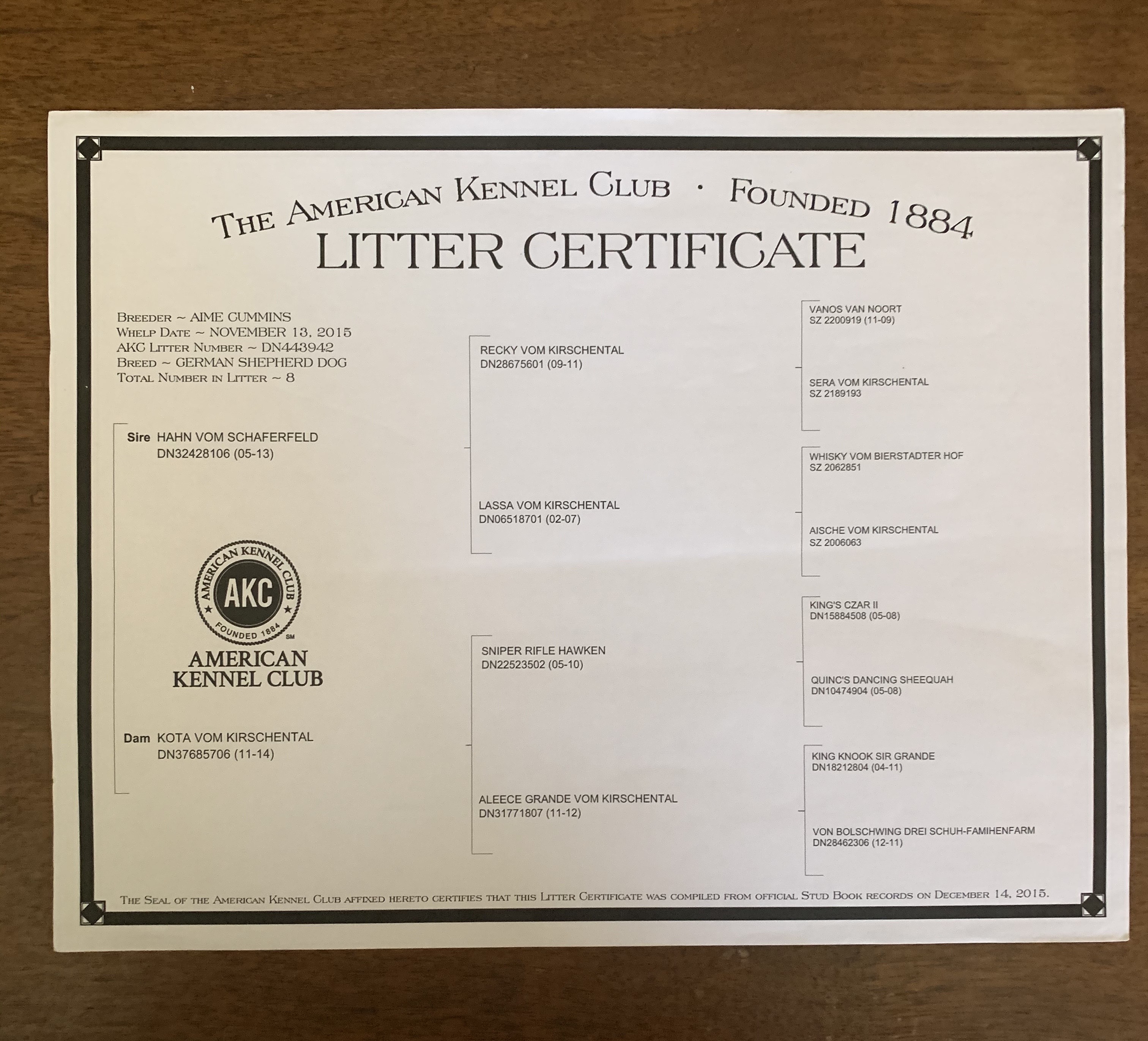 Caesar's Registration